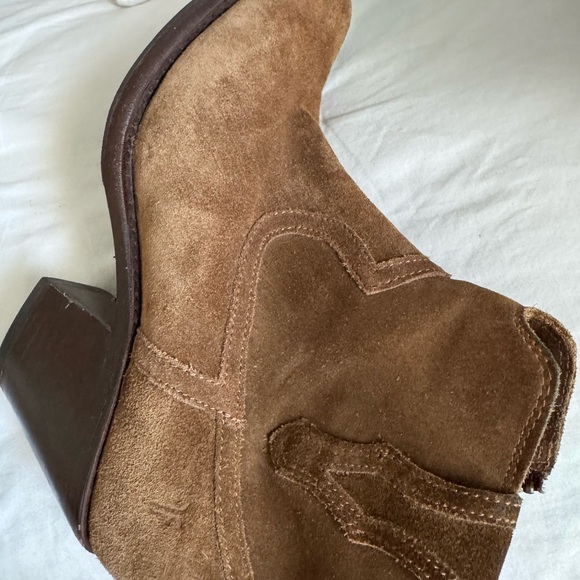 Frye Women’s Suede Ankle Boots - Brown - Picture 6 of 8